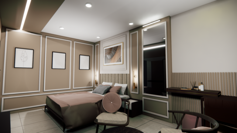 Do luxury rooms in Vellore include modern interiors and spacious layouts?